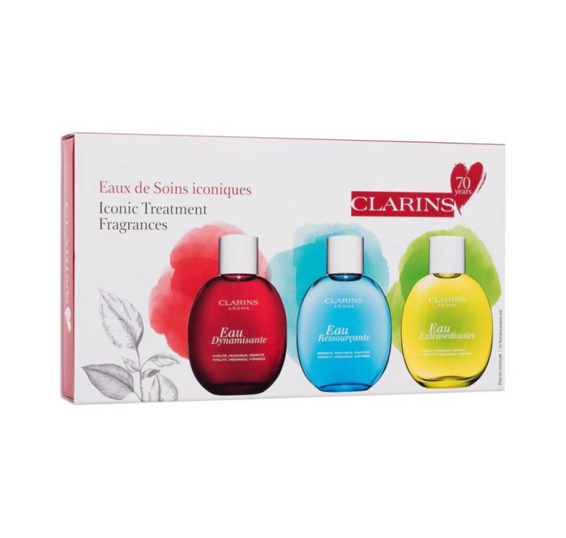 Clarins Hautpflege-Set WASSERBEHANDLUNG 70TH ANNIVERSARY CASE 3 Stück Clarins Hautpflege-Set WASSERBEHANDLUNG 70TH ANNIVERSARY CASE 3 Stück von Clarins
