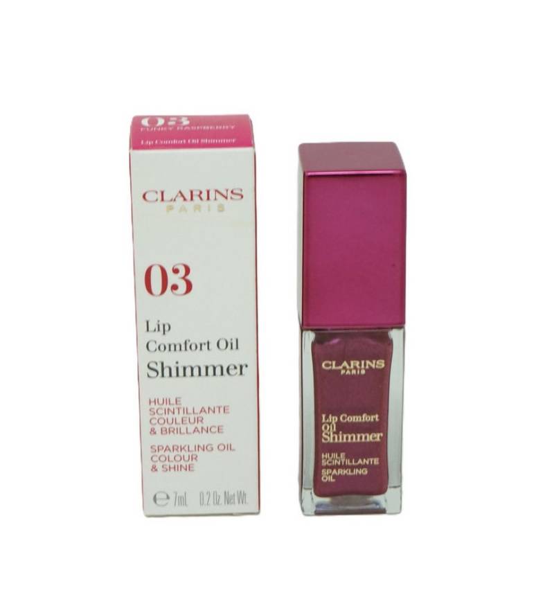 Clarins Lipgloss Clarins Lip Comfort Oil Shimmer 7 ml Lipgloss 03 Funky Raspberry von Clarins