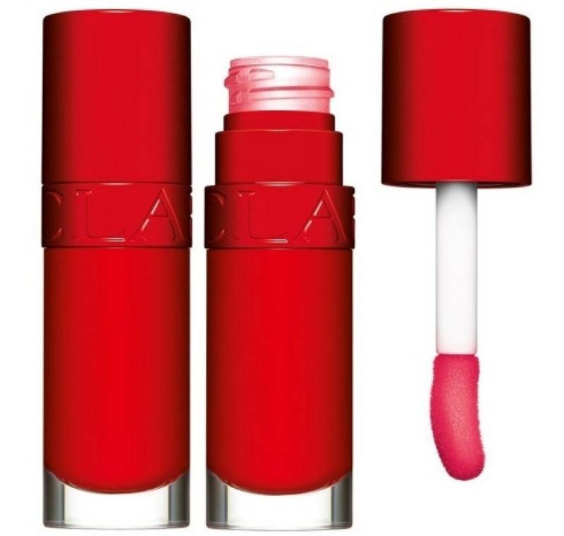 Clarins Lipgloss Lip Comfort Oil in limitierter Auflage, 7 ml, Farbton: 54 Iconic Red von Clarins