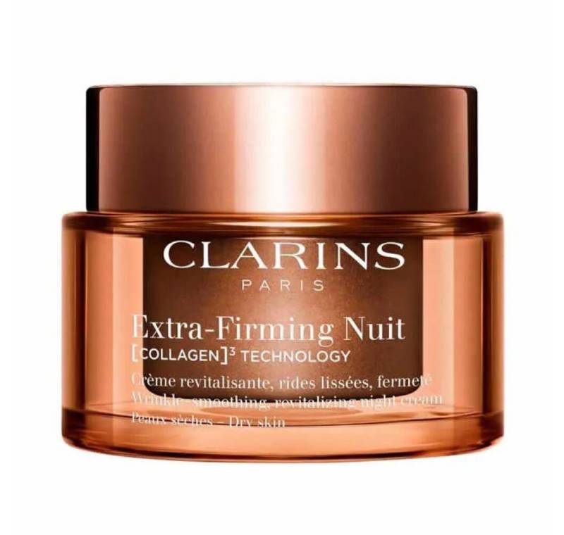 Clarins Nachtcreme Extra-Firming Nuit [Collagen]³ Technologie Trockene Haut 50 ml von Clarins