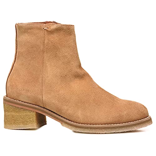 Clarks Originals Damen Amara Crepe Suede Tan Stiefel 39.5 EU von Clarks Originals