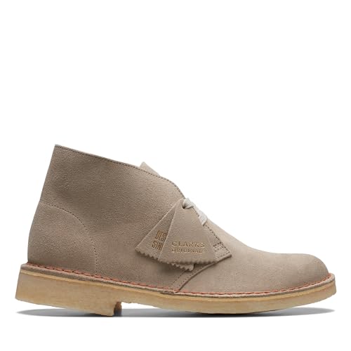 Clarks ORIGINALS Damen Desert Boot. Oxford-Stiefel, Sandfarben, Seide, 37 EU von Clarks Originals