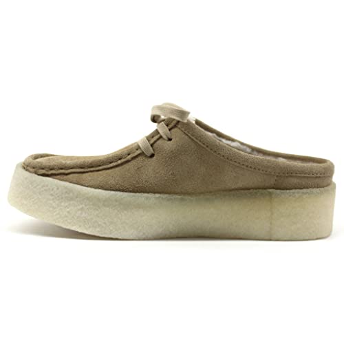 Clarks Originals Damen Wallabee Cup Lo Suede Light Tan Warmlined Schuhe 40 EU von Clarks Originals