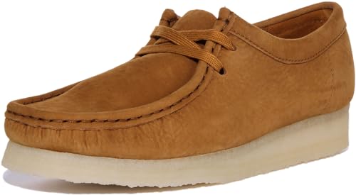 Clarks Originals Damen Wallabee Nubuck Oakmoss Schuhe 38 EU von Clarks Originals