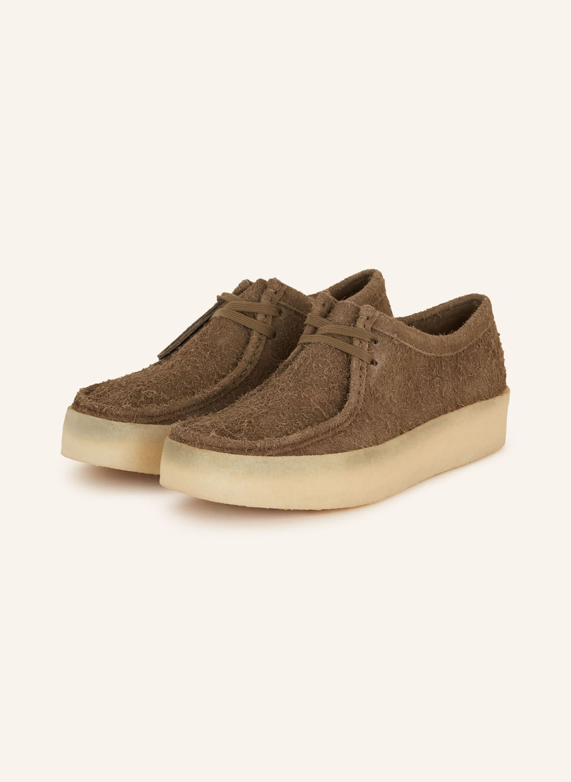 Clarks Originals Desert-Boots Wallabee beige von Clarks Originals