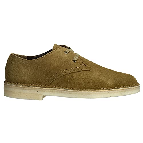 Clarks Originals Herren Desert Khan Suede Dark Olive Schuhe 42.5 EU von Clarks Originals