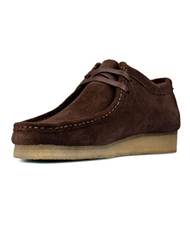 Clarks Originals Herren Schnürschuh Wallabee Dunkelbraun 8 (42) von Clarks Originals