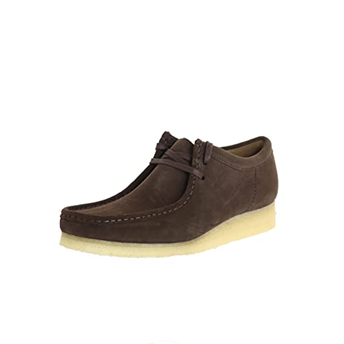 Clarks Originals Unisex Wallabee Chausson, Dark Brown, 42.5 EU von Clarks Originals