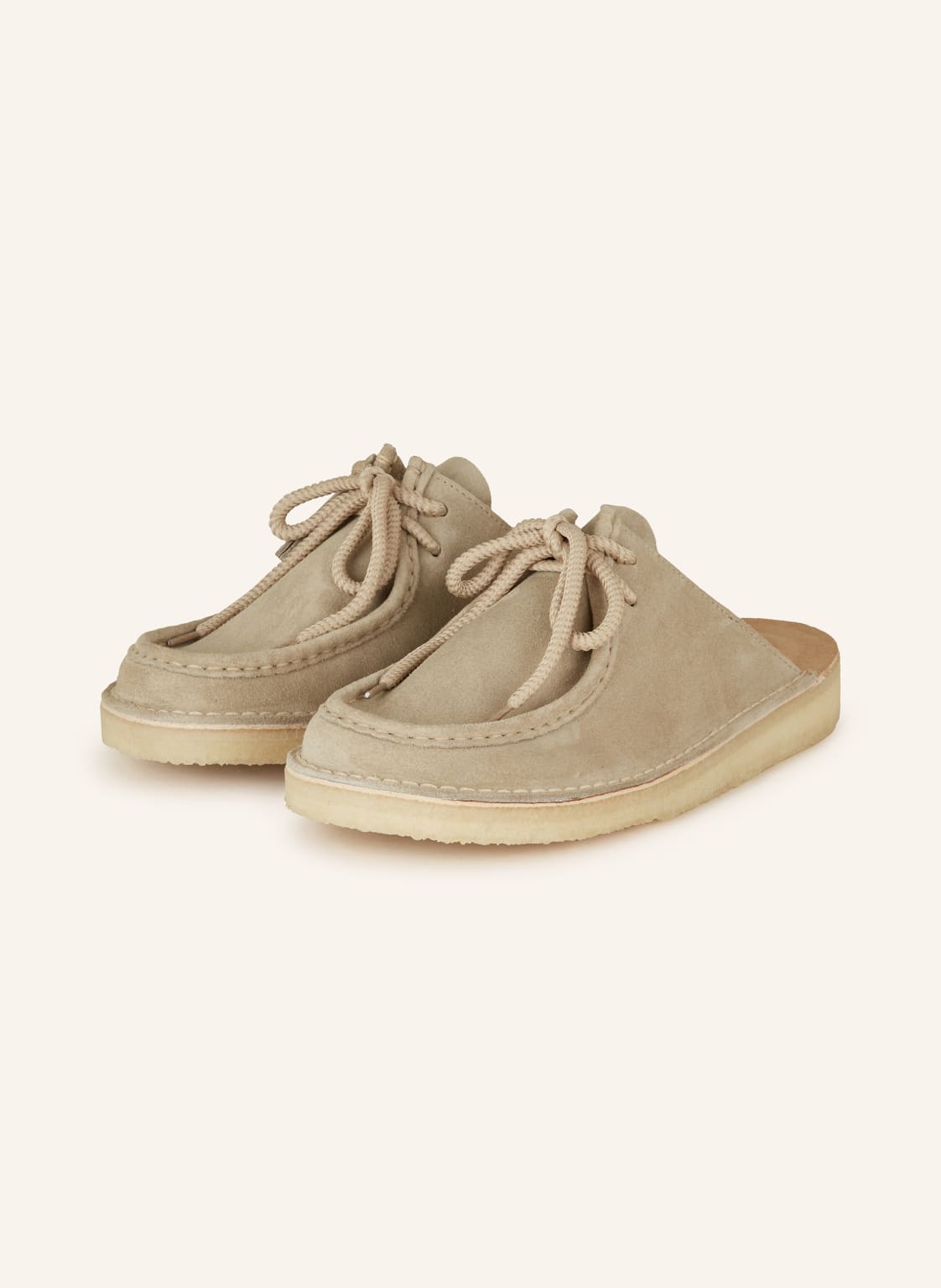 Clarks Originals Mules Desert grau von Clarks Originals