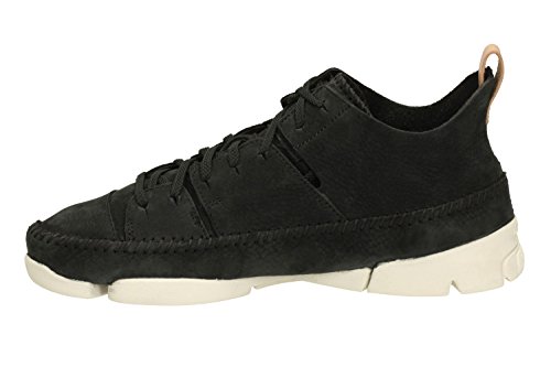 Clarks Originals Herren Trigenic Flex Sneaker, Schwarz (Black Nubuck) von Clarks Originals