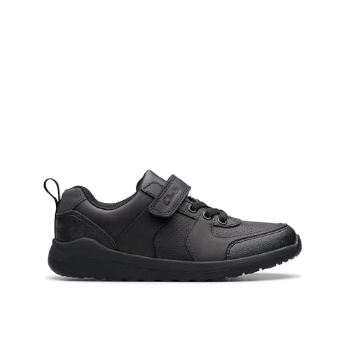 Clarks Originals Unisex Daze Bright K Shoe, Black Leather, 33 EU Clarks Originals Unisex Daze Bright K Shoe, Black Leather, 33 EU von Clarks Originals