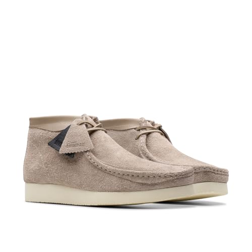 Clarks Originals Wallabee Herren Combi Suede Taupe Stiefel, grau, 42 1/3 EU von Clarks Originals