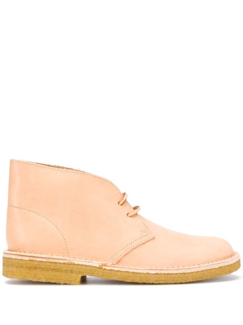 Clarks Originals classic leather ankle boots - Nude von Clarks Originals