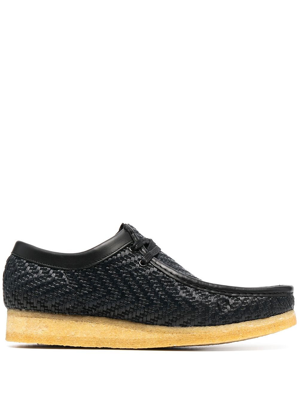 Clarks Originals Gewebte Slip-On-Sneakers - Schwarz von Clarks Originals