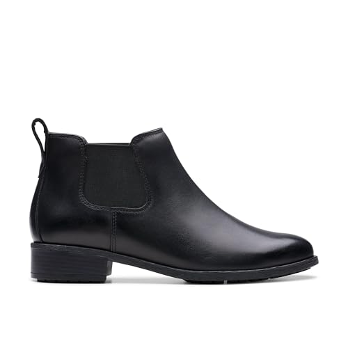 Clarks Damen Havisham Top Boot, Black Leather, 41 EU Clarks Damen Havisham Top Boot, Black Leather, 41 EU von Clarks