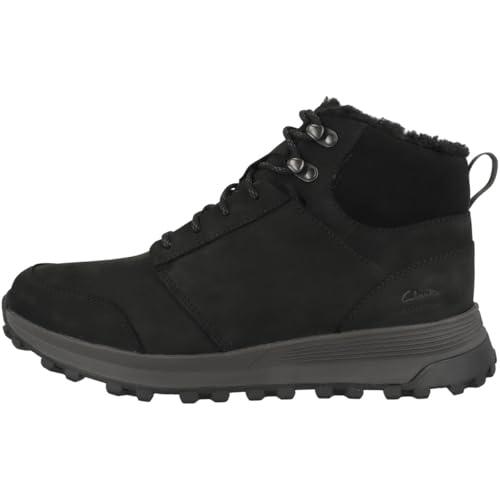 Clarks Herren ATL Trek Up Wp Mode-Stiefel, Black Wlined Lea, 41.5 EU von Clarks