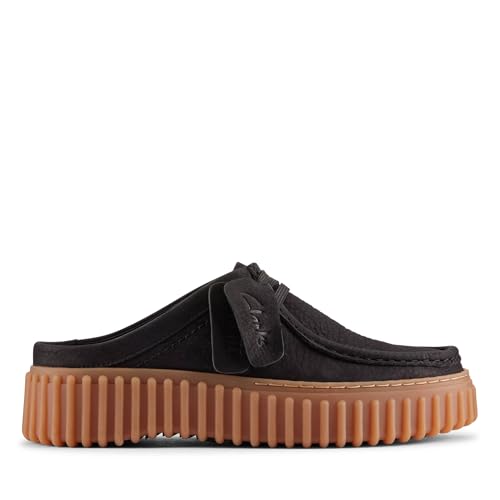 Clarks Originals Unisex Torhill Mule Shoe, Black Nubuk, 38 EU von Clarks Originals