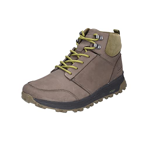 Clarks Atl Trek Up Wasserdichte Nubukleder Stiefel In Stone, beige, 47 EU von Clarks