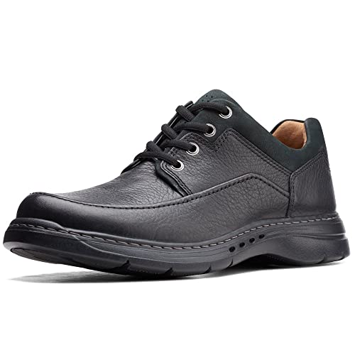 CLARKS - Mens Casual - Clarks Un Brawley Lace Black Leather - Standard - 8.5 UK - Black von Clarks
