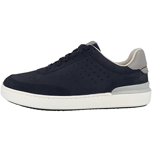 Clarks Herren CourtLite Tor Sneaker, Navy Combi, 43 EU von Clarks