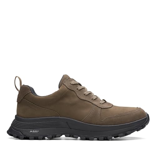 Clarks ATL Trek Free wasserdichte Nubukschuhe in Khaki, braun, 42 EU von Clarks