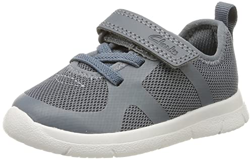 Clarks Ath Flux T Sneaker, Light Blue, 20 EU von Clarks