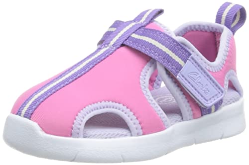 Clarks Ath Water T. Sneaker, Pink Synthetic, 23 EU von Clarks