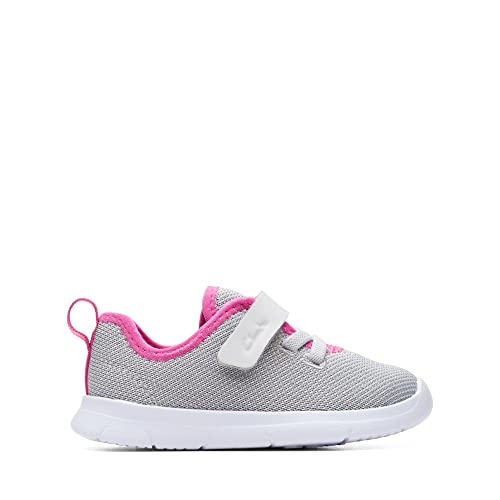 Clarks Ath Weave T. Sneaker, Light Grey, 22.5 EU von Clarks