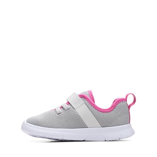 Clarks Ath Weave T. Sneaker, Light Grey, 22.5 EU von Clarks