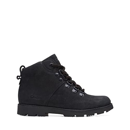 Clarks Baby-Jungen Heath Hike K Combat Boot, Black, 24 EU von Clarks