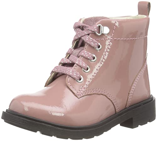 Clarks Baby-Mädchen Astrol Lace K. Ankle Boot, Pink Pat, 25 EU von Clarks