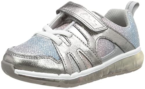 Clarks Baby-Mädchen Spark SparkyK. Sneaker, Lilac, 24 EU von Clarks