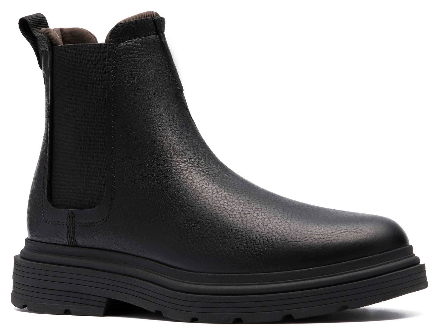 Clarks Badbury Chelseaboots Boots, Winterboots mit modischem Blockabsatz von Clarks