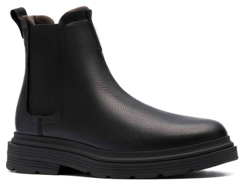 Clarks Badbury Chelseaboots Boots, Winterboots mit modischem Blockabsatz von Clarks
