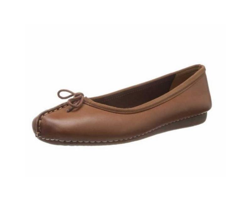 Clarks Ballerinas für Damen in mittel_braun Ballerina (1-tlg) von Clarks
