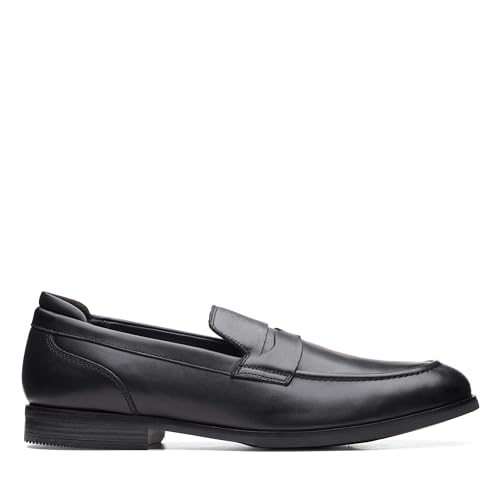 Clarks Bradish Ease Lederschuhe in Schwarz Standard Fit Größe 42, Schwarz, 42 EU Clarks Bradish Ease Lederschuhe in Schwarz Standard Fit Größe 42, Schwarz, 42 EU von Clarks