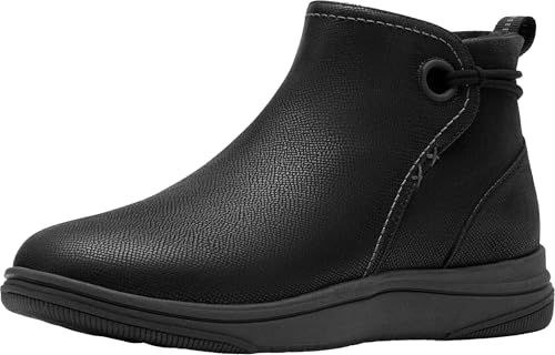 Clarks Breeze Derby Cloudsteppers Damen-Stiefelette, Schwarz, 7 Wide von Clarks