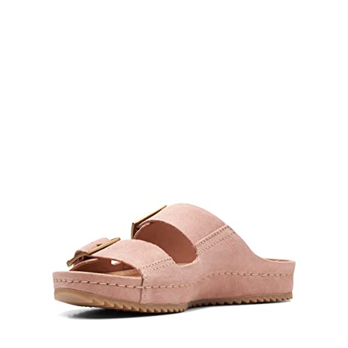 Clarks Brookleigh Sun Ledersandalen in Dunkelbraun, Rose pink, 39 EU von Clarks