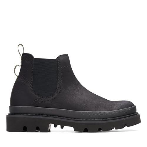 Clarks Chelsea Boots BADELL TOP, 10-Englisch:12, Color:schwarz von Clarks