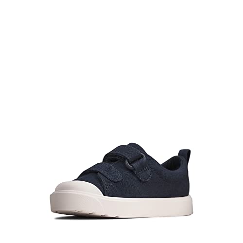 Clarks City Bright T Sneaker, Navy, 20.5 EU von Clarks