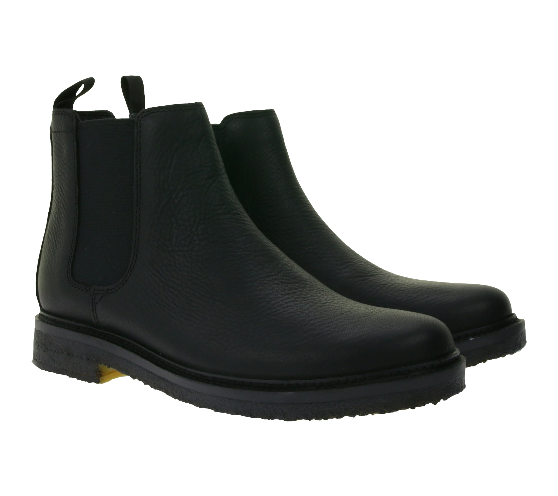 Clarks Clarkdale Easy Chelsea Herren Stiefel mit Contour Cushion-Fußbett Echtleder-Schuhe 26179688 Schwarz von Clarks