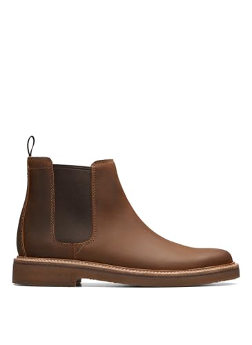 Clarks Clarkdale Easy Mens Chelsea Boots 45 EU Dark Brown Suede von Clarks