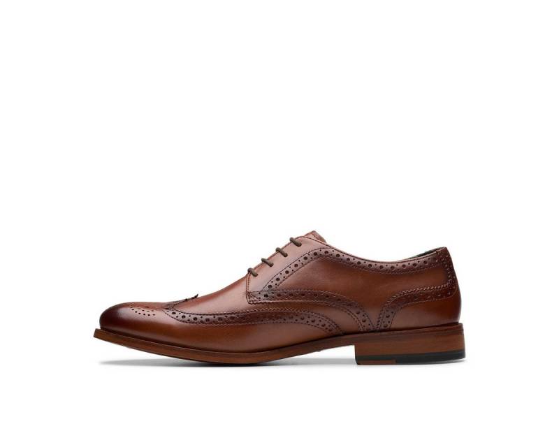 Clarks Clarks CraftJames Tip 26178563 7, Schnürschuhe in Braun für Herren Schnürschuh von Clarks
