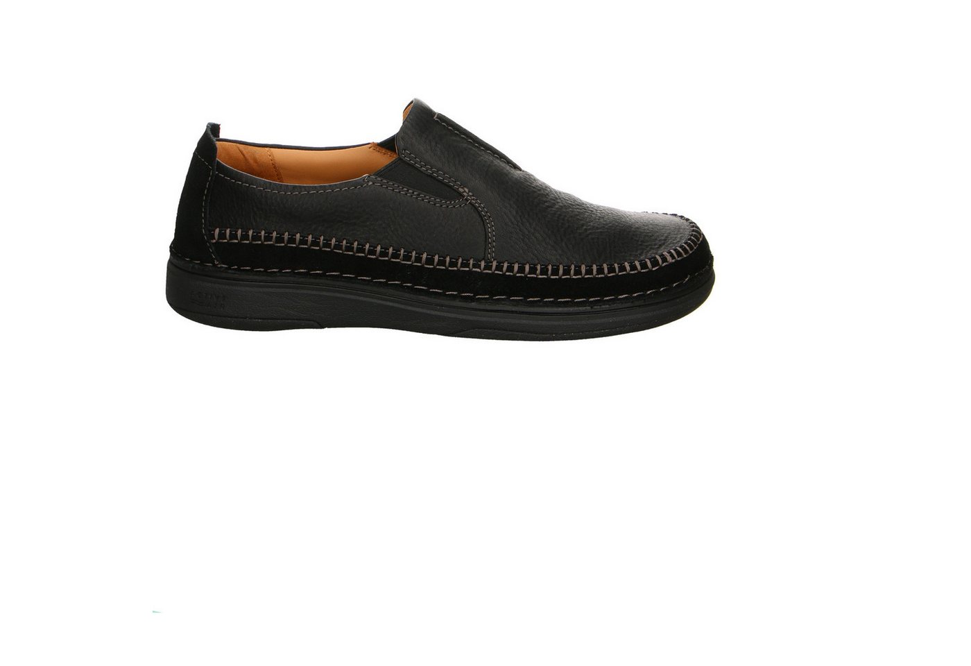 Clarks Clarks Nature 5 Walk Leder Comfort Slipper schwarz Klettschuh von Clarks