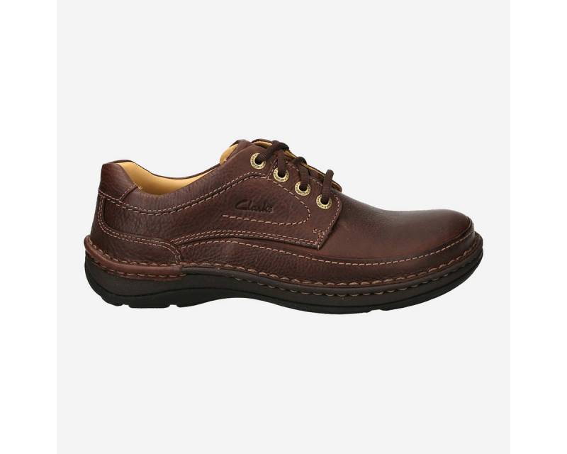 Clarks Clarks Nature Three 20339005 7, Schnürschuhe in Braun für Herren Schnürschuh von Clarks