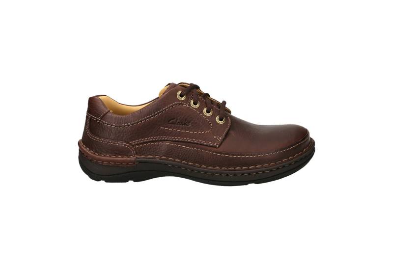 Clarks Clarks Nature Three 20339005 7, Schnürschuhe, Braun, Herren Schnürschuh von Clarks