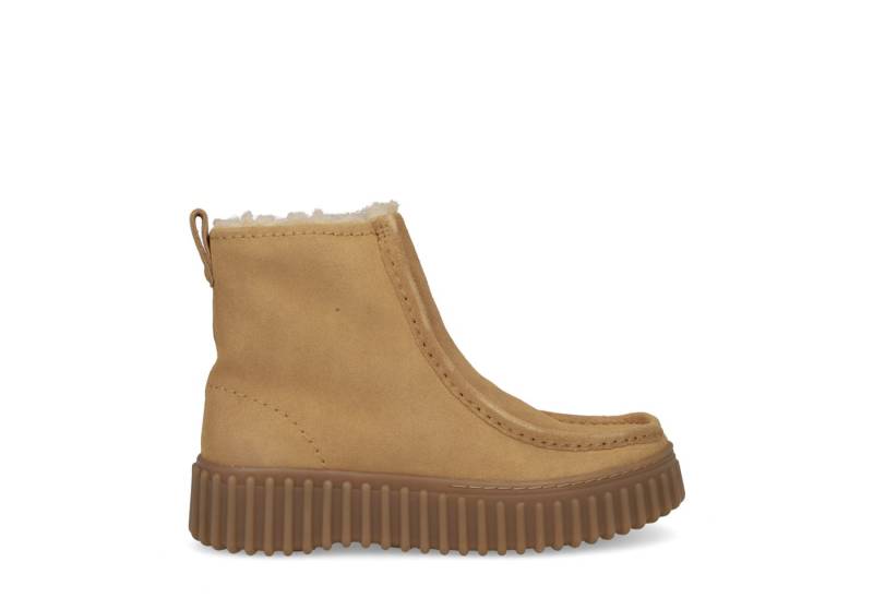 Clarks Clarks Torhill Cozy 26182911 4, Warmfutter, Stiefeletten, Beige, Damen Winterstiefel von Clarks