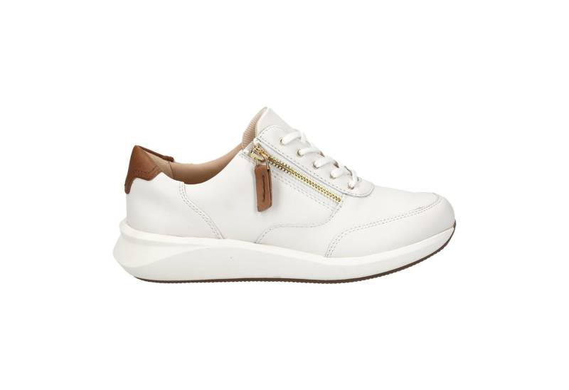 Clarks Clarks Un Rio Zip 26167372 4, Sneaker, Weiß, Damen Sneaker von Clarks