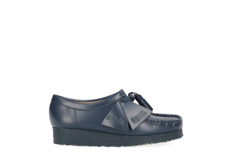 Clarks Clarks Wallabee. 26182746 4, Schnürschuhe, Blau, Damen Schnürschuh von Clarks