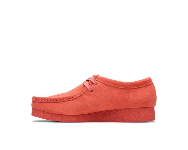 Clarks Clarks WallabeeEVOSh 26181403 4, Schnürschuhe in Orange für Damen Schnürschuh von Clarks